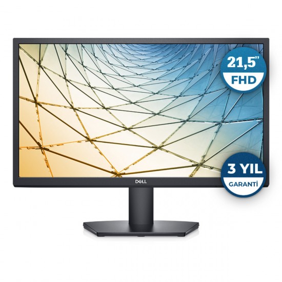 21.5" DELL SE2222H 8ms 60Hz 250nt HDMI VGA VESA 3Yıl Garanti Monitör