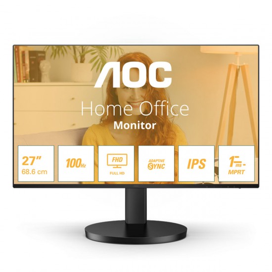 27" AOC 27B3HA2 IPS 1ms 100Hz VGA HDMI MM VESA 3YIL Garanti