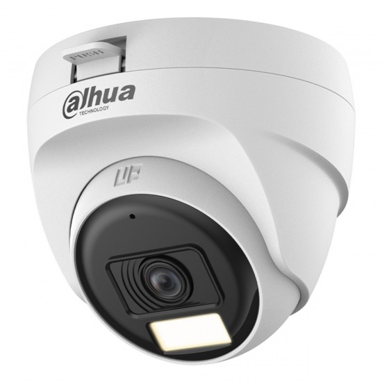 DAHUA T1A21-U-IL 2MP Akıllı Çift Işıklı HDCVI Dome Kamera(25m IR)