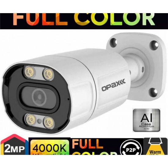 2 MP 1080P AHD Full Color 4 MM 4 Warm Light 4 in 1 AHD Metal Bullet Kamera